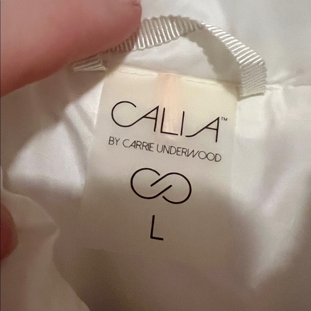 CALIA by Carrie Underwood Off-White Quilted Vest size large - Picture 3 of 4